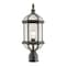 Z-Lite Annex 1 Light Outdoor Post Mount, Rust & Clear Beveled 563PHM-RT - alternate 1